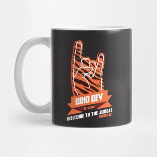 Go Bengals! Cincinnati is in Super Bowl LVI, Who Dey Mug